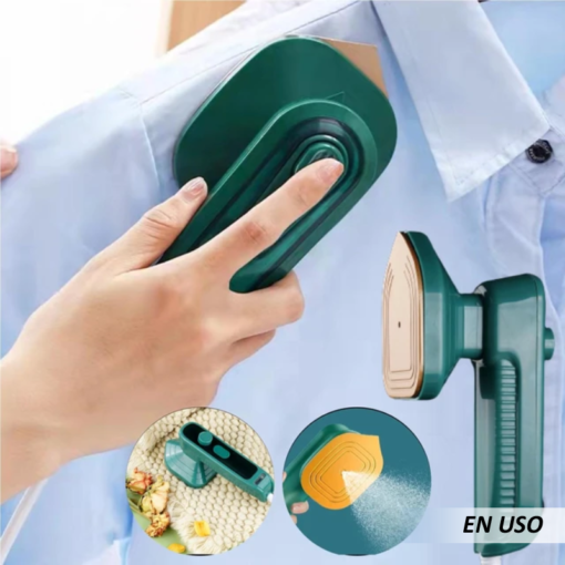Plancha mini de vapor Bivolt para ropa con base antiadherente - Imagen 3