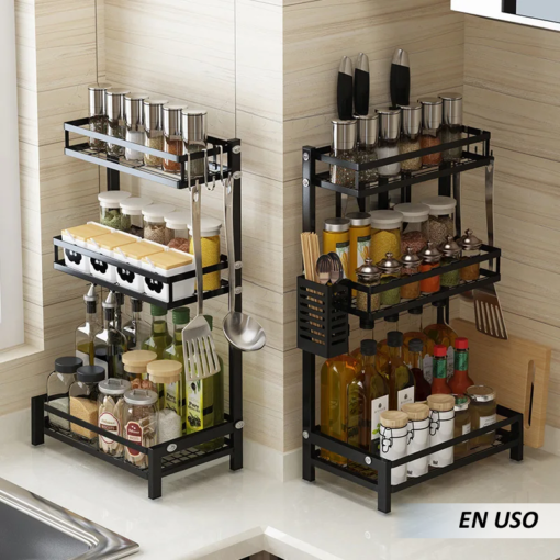 Estante organizador de cocina 3 niveles - Imagen 4