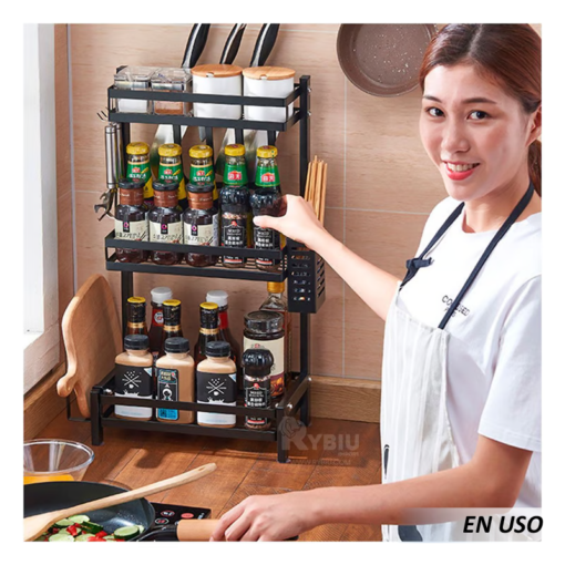 Estante organizador de cocina 3 niveles - Imagen 3