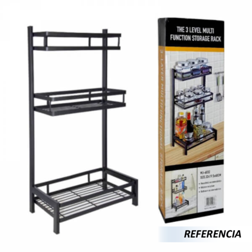 Estante organizador de cocina 3 niveles - Imagen 8