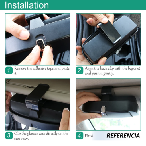 Estuche porta gafas para auto - Imagen 3