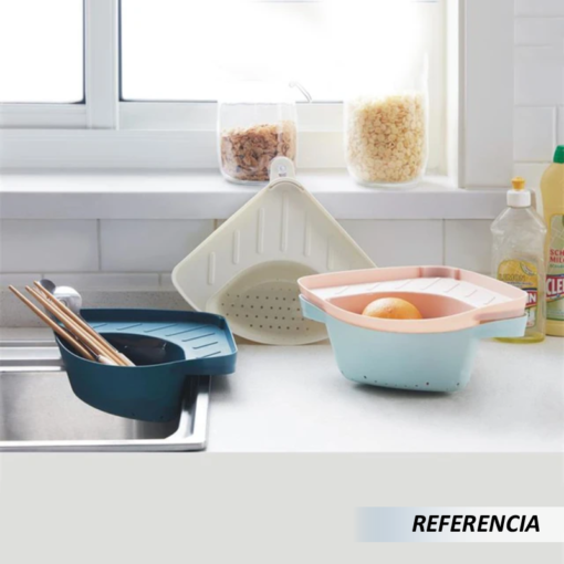 Escurridor esquinero para lavabo - Imagen 9