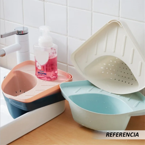 Escurridor esquinero para lavabo - Imagen 8