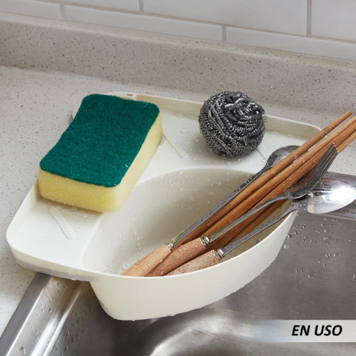 Escurridor esquinero para lavabo - Imagen 4