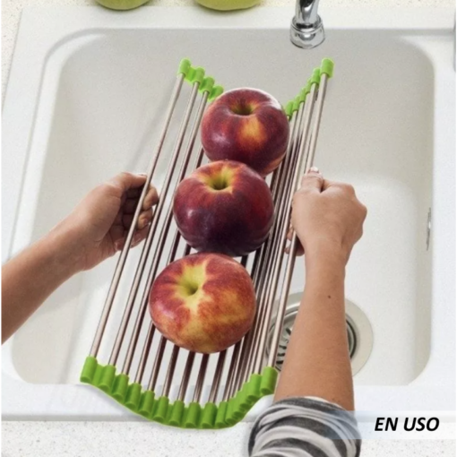 Escurridor plegable en acero - Imagen 4