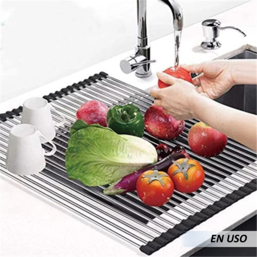 Escurridor plegable en acero - Imagen 3