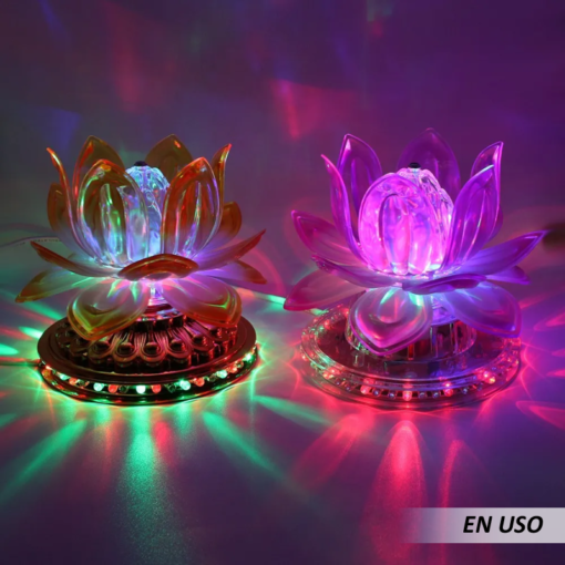 Lámpara diseño flor de loto - Imagen 4