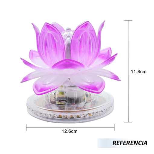 Lámpara diseño flor de loto - Imagen 9