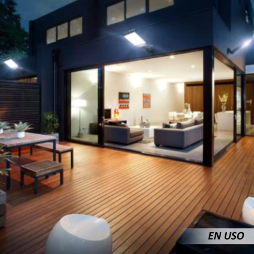 Luces solares LED con cabezales ajustables - Imagen 4