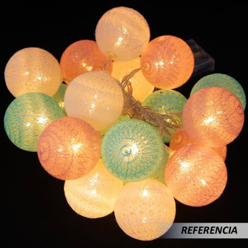 Luz de árbol de Bola de algodón - Imagen 8