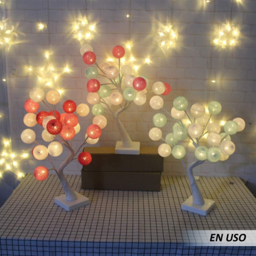 Luz de árbol de Bola de algodón - Imagen 4