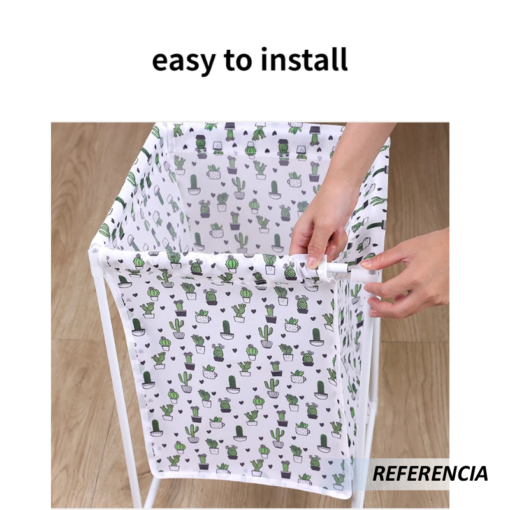 Cesta de ropa sucia de tela a prueba de polvo - Imagen 9