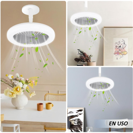  Foco ventilador de techo inteligente con Control remoto - Imagen 4