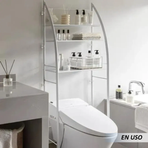 Estante curvo  3 pisos para el baño - Imagen 4