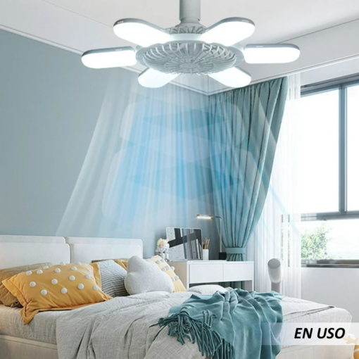 Foco ventilador con luz led plegable - Imagen 3