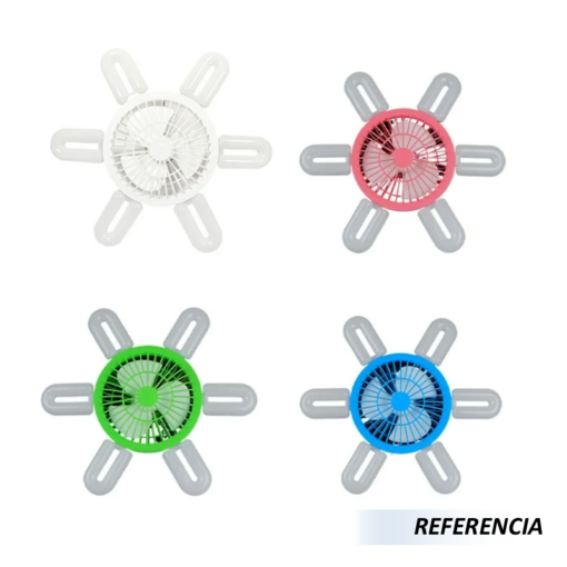 Foco ventilador con luz led plegable - Imagen 9