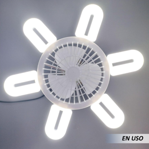 Foco ventilador con luz led plegable - Imagen 4