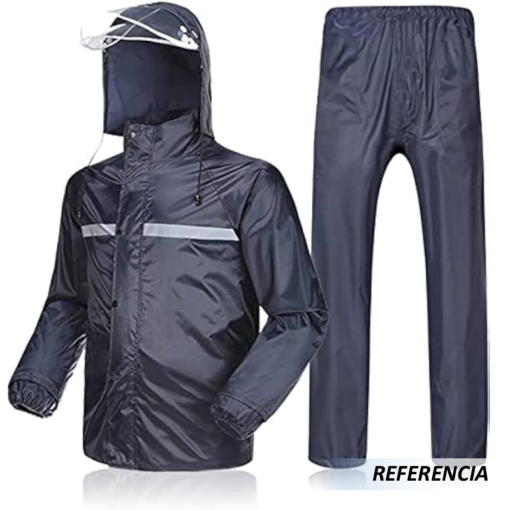 Traje impermeable con visor - Imagen 8