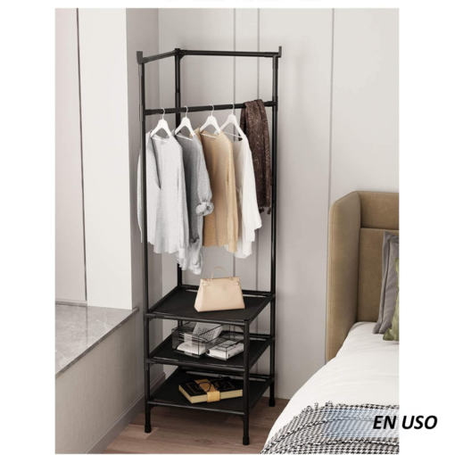 Perchero de esquina de pie para dormitorio - Imagen 4