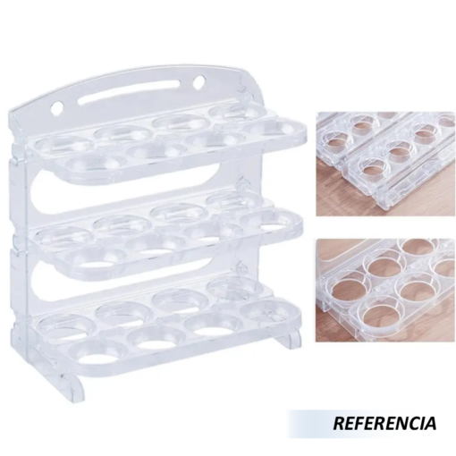Organizador de huevos 3 pisos - Imagen 9