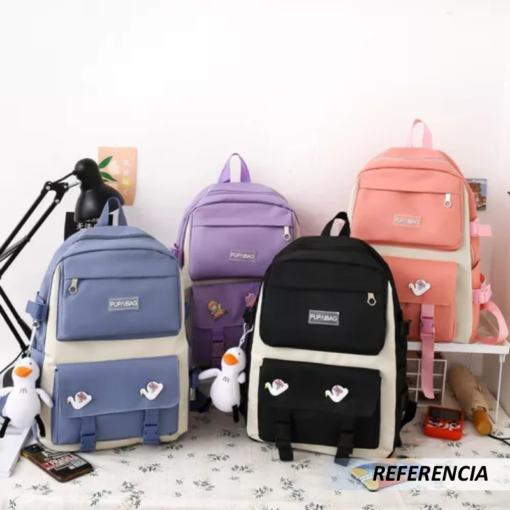 Mochila 5 piezas fashion - Imagen 8