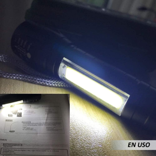 Linterna LED Recargable de Mano - Imagen 3