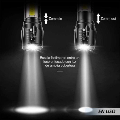 Linterna LED Recargable de Mano - Imagen 4