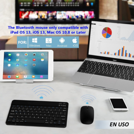 Teclado y mouse bluetooth para Tablet - Imagen 4