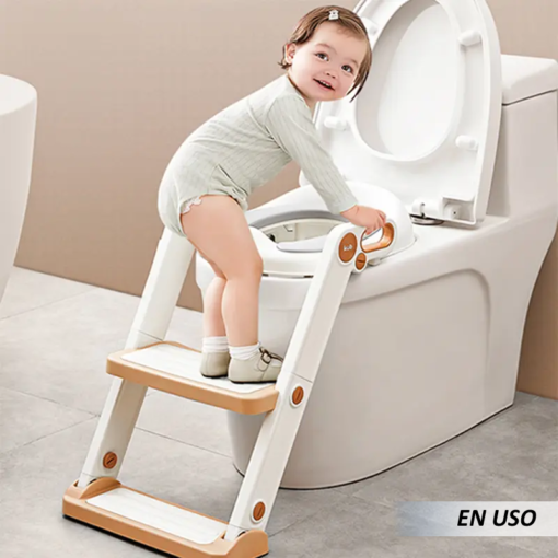 Asiento de baño con escalera para niños - Imagen 3