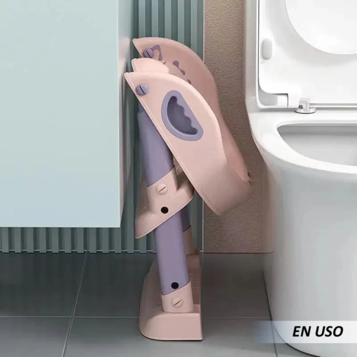 Asiento de baño con escalera para niños - Imagen 4