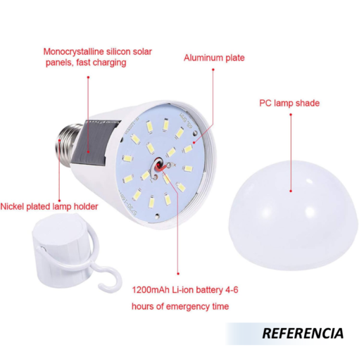 Bombilla Led de energía Solar 7w - Imagen 8