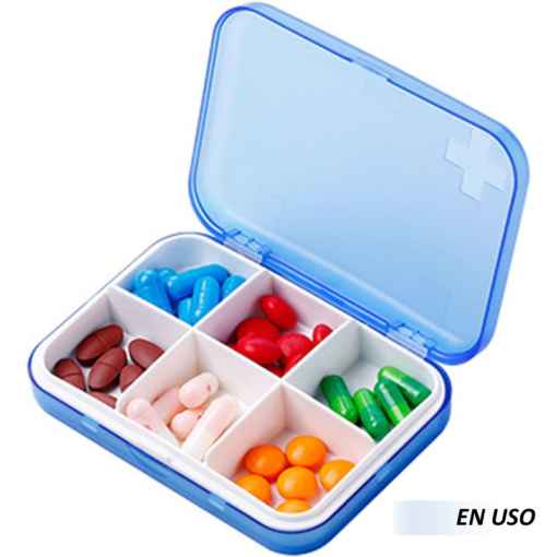 Pastillero de 6 compartimientos - Imagen 3