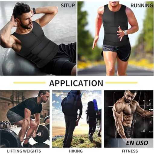 Chaleco de Sauna para Hombres de Neopreno - Imagen 3