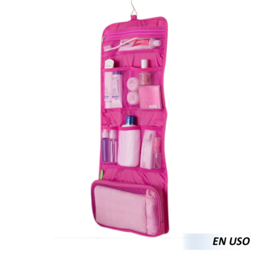 Bolsa organizadora colgante plegable para maquillaje - Imagen 4
