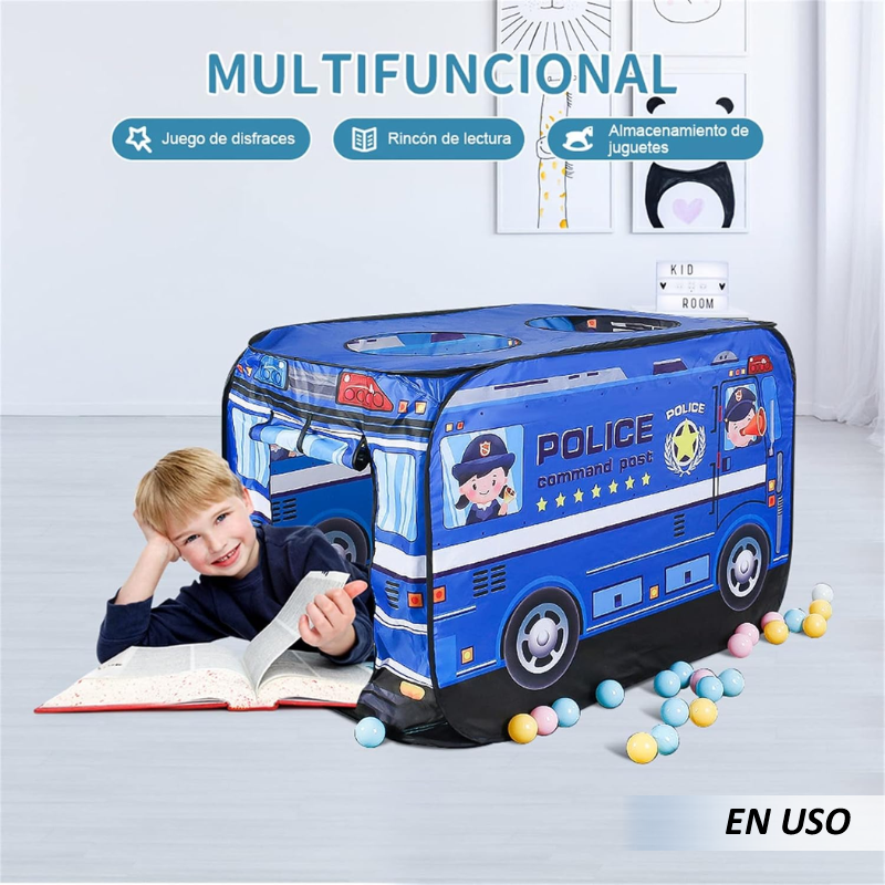 Carpa bus infantil - Imagen 4