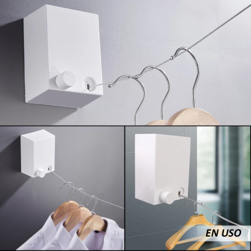 Tendedero retráctil ajustable para el hogar - Imagen 4