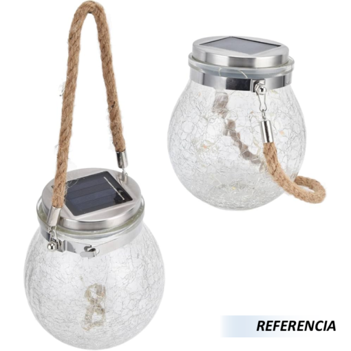 Linterna de luz Solar con grietas para decoración de Exteriores - Imagen 9