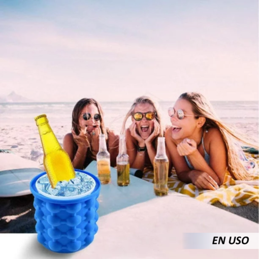 Cubo de silicona para hacer hielo y congelar las bebidas - Imagen 4