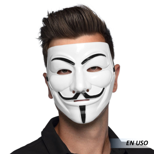 Máscara plástica de Anonymous - Imagen 4