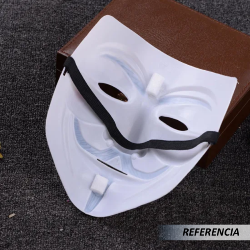 Máscara plástica de Anonymous - Imagen 8