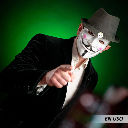 Máscara plástica de Anonymous - Imagen 3