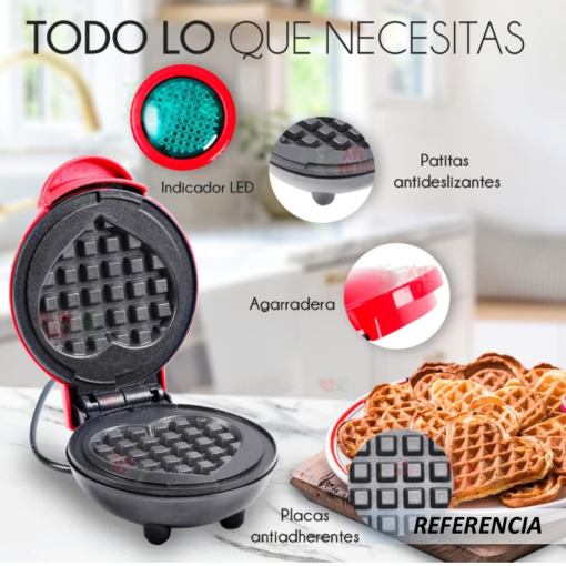 Waflera en forma de corazón - Imagen 8