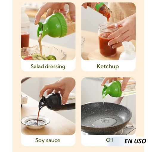 Botella mezcladora de aderezo para ensaladas - Imagen 3