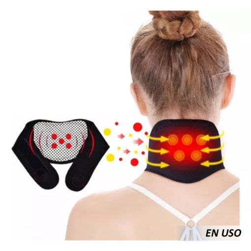 Almohadilla autocalentable cervical