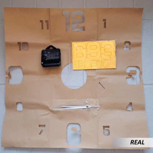 Reloj de pared autoadhesivo armable - Imagen 5