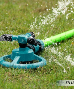 Rociador automático de agua inteligente de 360º con 3 brazos giratorios