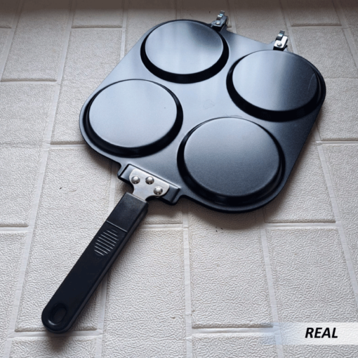 Sartén Doble Cara 4 espacios Para Pancakes - Imagen 5