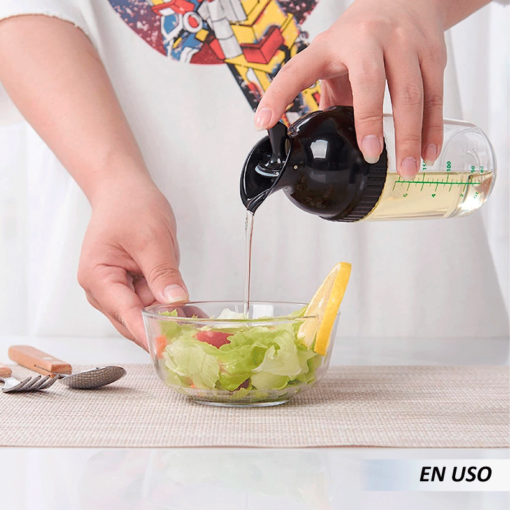 Botella mezcladora de aderezo para ensaladas