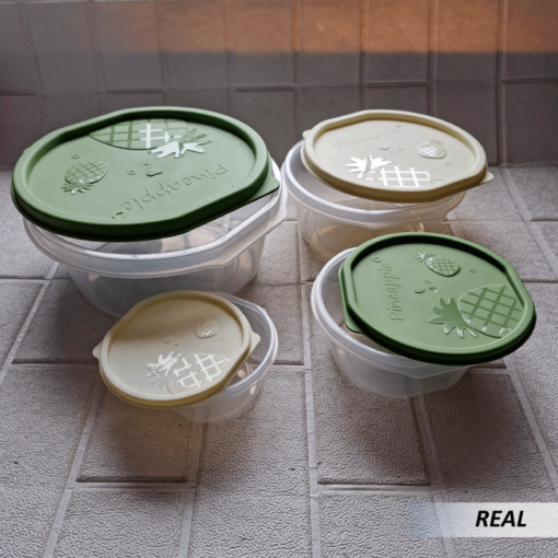 Caja de almacenamiento de refrigerador transparente redonda - Imagen 6